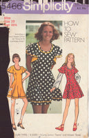 Simplicity 5466 Sewing Pattern, Teens' and Misses' Princess Mini-Dress, Size 10, Cut, Complete