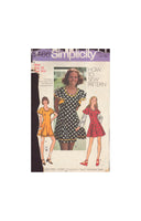 Simplicity 5466 Sewing Pattern, Teens' and Misses' Princess Mini-Dress, Size 10, Cut, Complete
