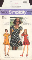 Simplicity 5466 Sewing Pattern, Misses' Princess Mini-Dress, Size 10, Cut, Complete