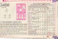 Simplicity 5466 Sewing Pattern, Teens' and Misses' Princess Mini-Dress, Size 10, Cut, Complete
