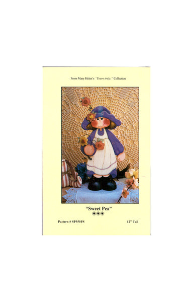 Gould Creations 550 Sewing Pattern Sweet Pea Doll 12 Inch Tall Uncut Factory Folded