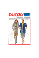 Burda 5522 Sewing Pattern Women's Jacket Skirt Size 12-20 plus 40 Uncut Factory Folded