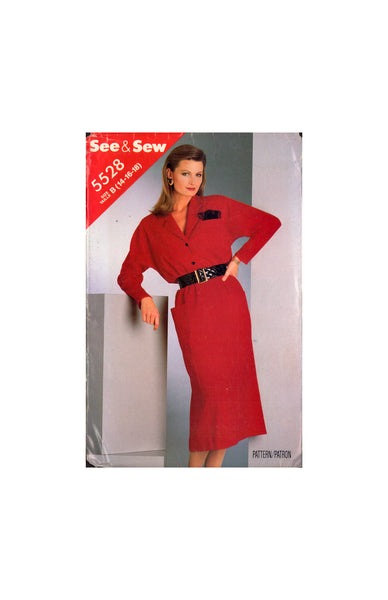 See&Sew 5528 Sewing Pattern Dress Size 14-16-18 Uncut Factory Folded