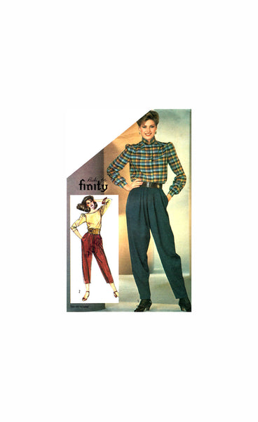 Simplicity 5687 Ricky for Finity Loose Fitting Pants in Two Lengths, Uncut, Factory Folded Sewing Pattern Size 14