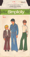 Simplicity 5764 Sewing Pattern, Boys' Jacket and Pants, Size 8, Cut, Complete