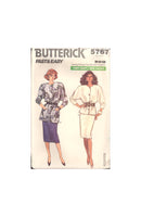 Butterick 5767 Sewing Pattern Skirt Top Size 8-10-12 Uncut Factory Folded