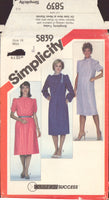 Simplicity 5839 Sewing Pattern, Dress, Size 16, Uncut, Factory Folded