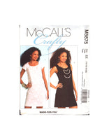 McCall's 5875 Semi-Fitted, Lined Dresses with Customised Embellishments, Factory Folded, Sewing Pattern Multi Plus Size 14-20