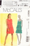 McCall's 5877 Sewing Pattern, Misses' Dress, Size 4-12, Uncut, Factory Folded