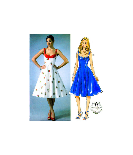 Butterick 5882 By Gertie Retro Fit and Flare Dress, Uncut, F/Folded, S Patterns Central Butterick 5882 By Gertie Retro Fit and Flare Dress, Uncut, F/Folded, S Patterns Central
