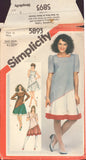 Simplicity 5893 Sewing Pattern, Dress, Size 10, Cut, Complete