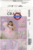 McCall's 5948 Child's Fairy Themed Skirt and Accessories, Uncut, Factory Folded, Size Adjustable