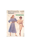 Butterick 5986 Sewing Pattern, Top and Skirt, Size 6-8-10, Not cut, Cut apart