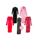 New Look 6001 Evening or Day Dresses with Sleeve Variations, Uncut, Factory Folded, Size 8-18