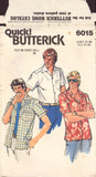 Butterick 6015 Sewing Pattern Men's Shirt Chest 38, Neatly Cut, Complete