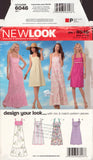 New Look 6046 Sewing Pattern Dress Size 4-16 Uncut Factory Folded