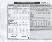 McCall's 6073 V-Neckline Dress in Three Lengths, Uncut, Factory Folded, Sewing Pattern Size 18-24