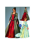 McCall's 6097 Two Piece Victorian Gothic Dress Costume, Uncut, Factory Folded, Size 6-12