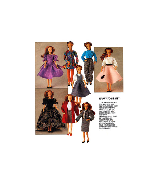 Fashion Doll Clothes for 11.5 inch dolls Sewing Pattern McCalls