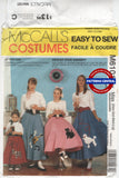 McCall's 6101 Women's Rockabilly Skirts, Uncut, Factory Folded, Size XSM-L