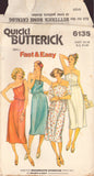 Butterick 6135 Sewing Pattern, Dress, Size Small, Cut, Complete