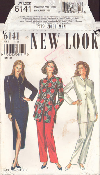 New Look 6141 Sewing Pattern, Jackets, Skirt and Pants, Size 8-18, Cut, Complete