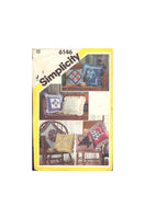 Simplicity 6146 Patchwork Pillows One Size, Sewing Pattern, Uncut, Factory Folded