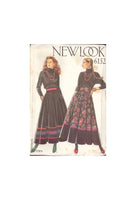 New Look 6152 Sewing Pattern, Skirts, Size 8-12, PARTIALLY CUT, COMPLETE