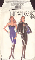 New Look 6193 Sewing Pattern, Dress and Cape, Size 8-18, Cut, Complete
