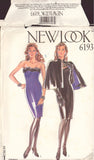 New Look 6193 Sewing Pattern, Dress and Cape, Size 8-18, Cut, Complete