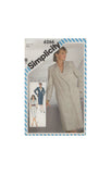 Simplicity 6266 Sewing Pattern, Double-Breasted Coat Dress, Size 12, Uncut, Factory Folded