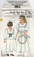 New Look 6269 Nautical Dress or Top and Pants, Uncut, Factory Folded Sewing Pattern Size 2-7
