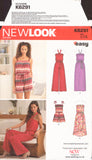 New Look 6291 Sewing Pattern Dress, Jumpsuit, Size 4-16, Uncut, Factory Folded