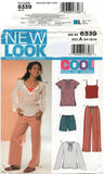 New Look 6339 Child or Teen Tops, Shorts and Pants, Uncut, Factory Folded Sewing Pattern Multi Size 3/4-14