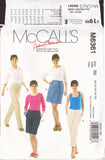 McCall's 6361 Sewing Pattern, Skirt, Pants and Shorts, Size 8-10-12-14-16, Uncut, Factory Folded