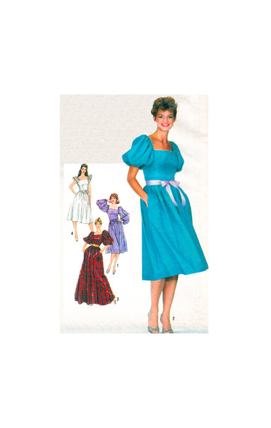 Simplicity 6374 Fit and Flare Dress in Two Lengths with Sleeve Variati Patterns Central Simplicity 6374 Fit and Flare Dress in Two Lengths with Sleeve Variati Patterns Central