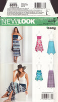 New Look 6379 Sewing Pattern, Pants and Skirt, Size XS-XL, Uncut, Factory Folded