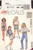 Simplicity 6406 Sewing Pattern, Girls' Shirt, Skirt, Pants and Shorts, Size 10-12-14, Uncut, Factory Folded