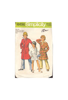 Simplicity 6496 Sewing Pattern, Boys' Robe, Size 10, Cut, Complete