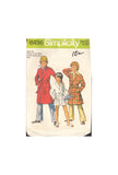 Simplicity 6496 Sewing Pattern, Boys' Robe, Size 10, Cut, Complete