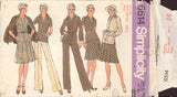 Simplicity 6514 Sewing Pattern, Jacket, Dress, Pants, Size 18, Neatly Cut, Complete