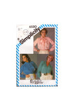 Simplicity 6530 Three Easy to Sew Blouses with Collar Variations, Uncut, Factory Folded, Sewing Pattern Size 10 Bust 32.5