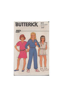 Butterick 6575 Sewing Pattern, Girls' Dress or Jumpsuit Size 12-14, CUT, COMPLETE
