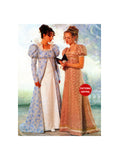 Butterick 6630 Regency 'Bridgerton' Style Dress Costumes, Uncut, Factory Folded, Size 12-16