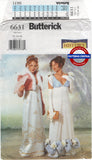 Butterick 6631 Regency 'Bridgerton' Style Dress Costumes, Uncut, Factory Folded, Size 12-16