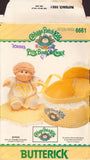 Butterick 6661 Sewing Pattern, Cabbage Patch Kids Bed Carrier, One Size, Cut, Complete, with Transfers