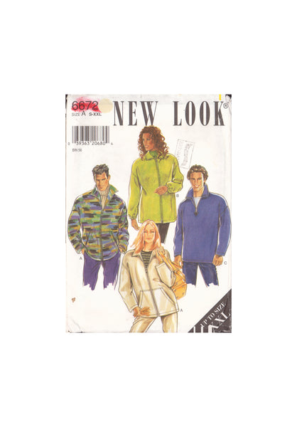 New Look 6672 Sewing Pattern, Tops, Size S-XXL, Cut, Complete