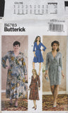 Butterick 6703 Sewing Pattern, Dress, Size 8-18, Uncut Factory Folded
