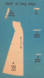Simplicity 6705 Sewing Pattern, Dress, Size 12, Cut, Incomplete