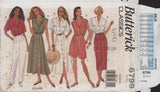 Butterick 6799 Sewing Pattern, Top, Skirt, Shorts and Pants, Size 12-14-16, Uncut, Factory Folded